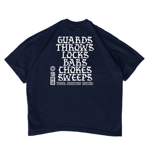 YJJS Grocery List Tee (Navy)