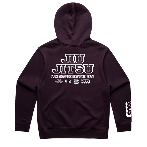 C38 Grappler Response Unit 11.8 oz. Hoodie (Wine)
