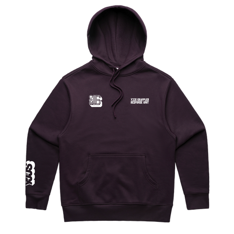 C38 Grappler Response Unit 11.8 oz. Hoodie (Wine)