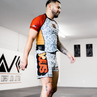 YJJS Safari Max Rashguard (Gray/Cedar)