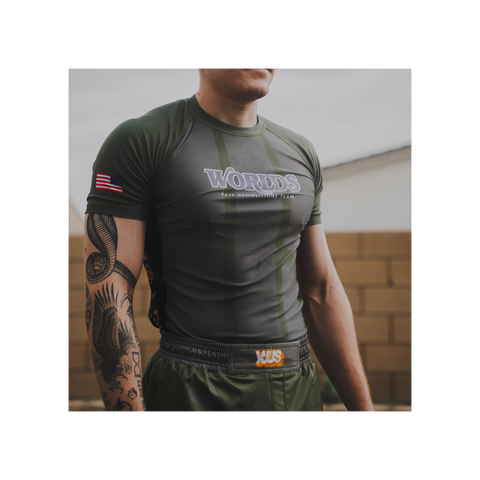 P2 // Demolitions Team Rashguard (Olive)