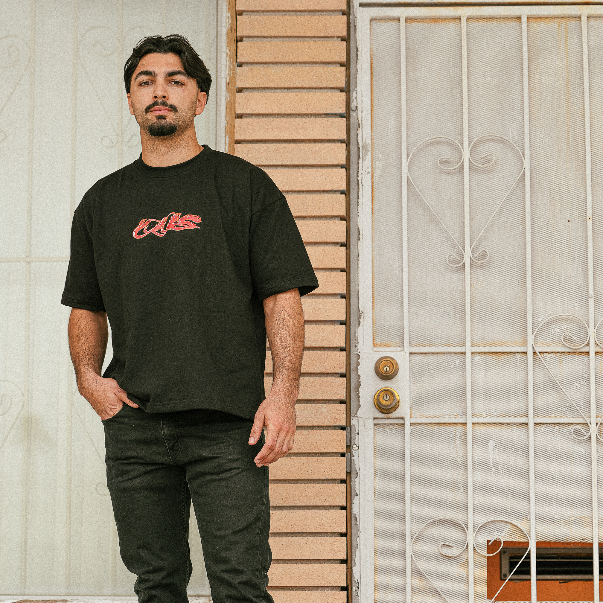 C131 [SUPER] H.L.S. Tee (Black)