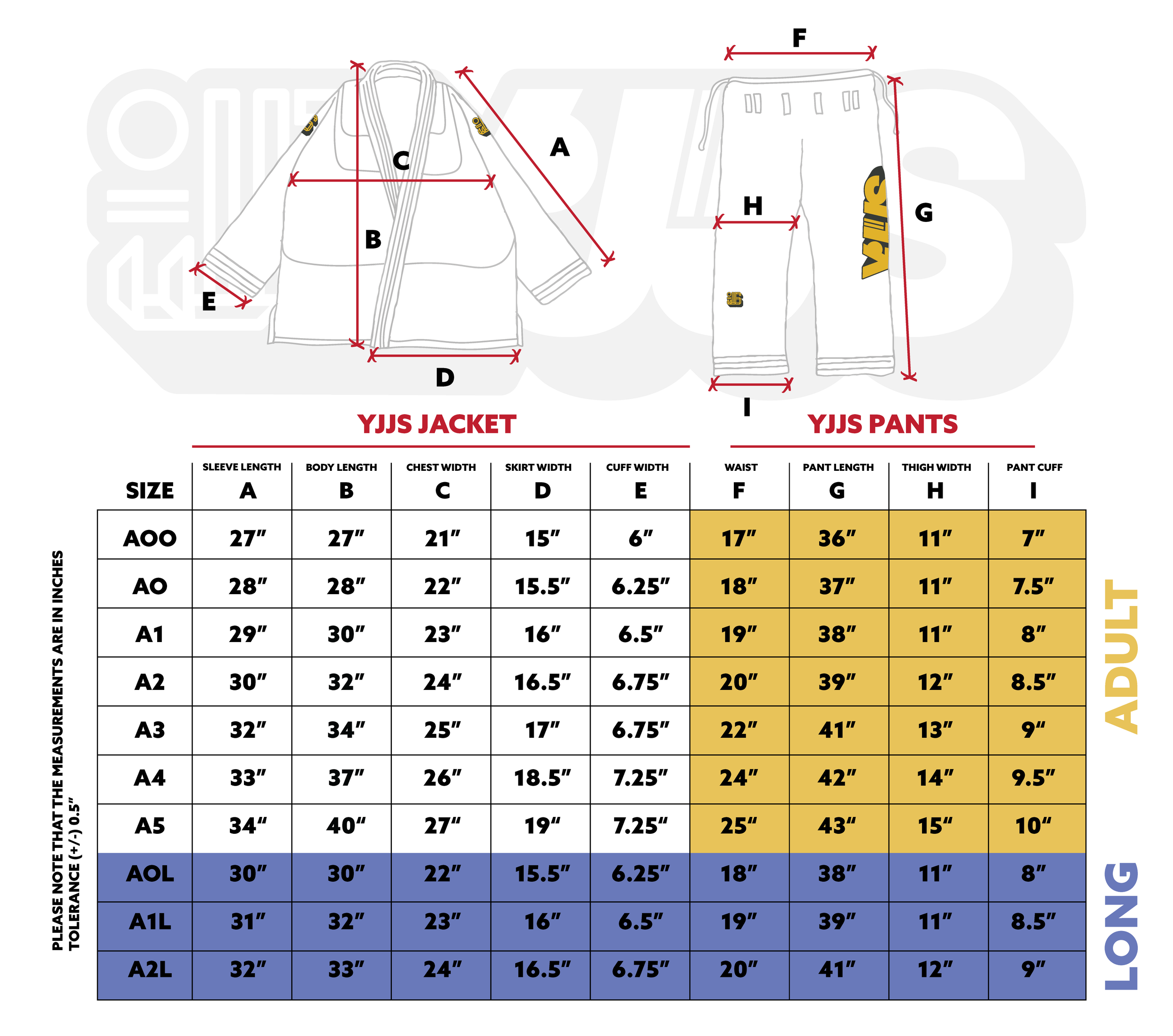 **PRE-ORDER** YJJS 2026 Team Kimono 450G / Black (6-8 weeks)