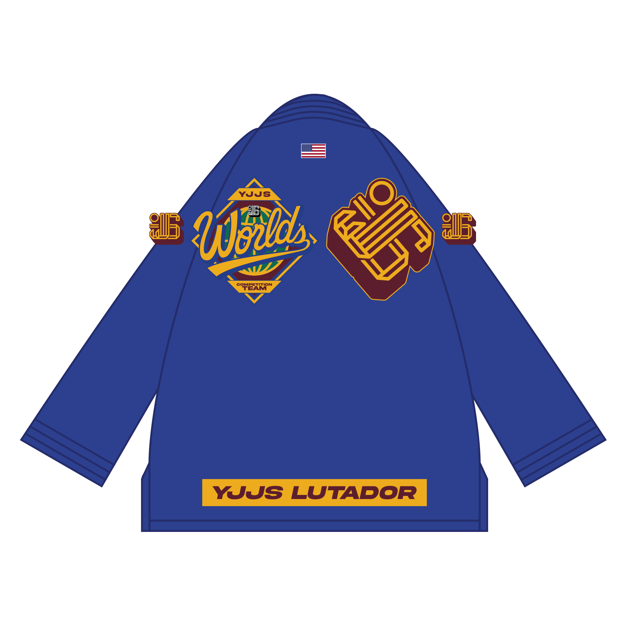 **PRE-ORDER** YJJS 2026 Team Kimono 350G / Blue (6-8 weeks)