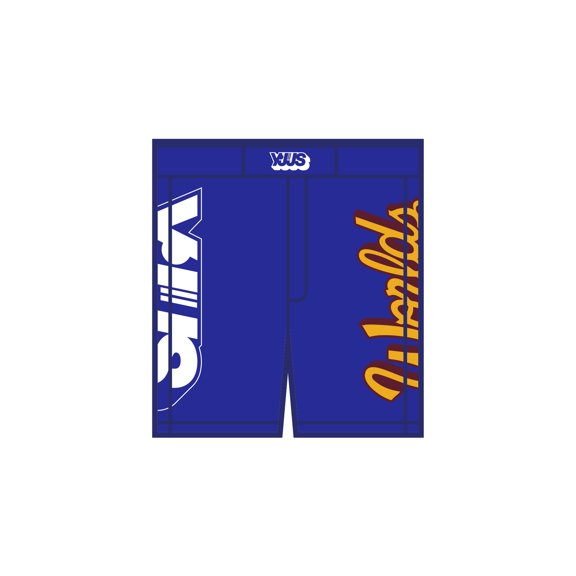 **PRE-ORDER** YJJS 2026 Training Shorts / Blue (6-8 weeks)