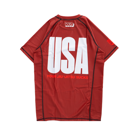 YJJS World Champs Rashguard (Borange)