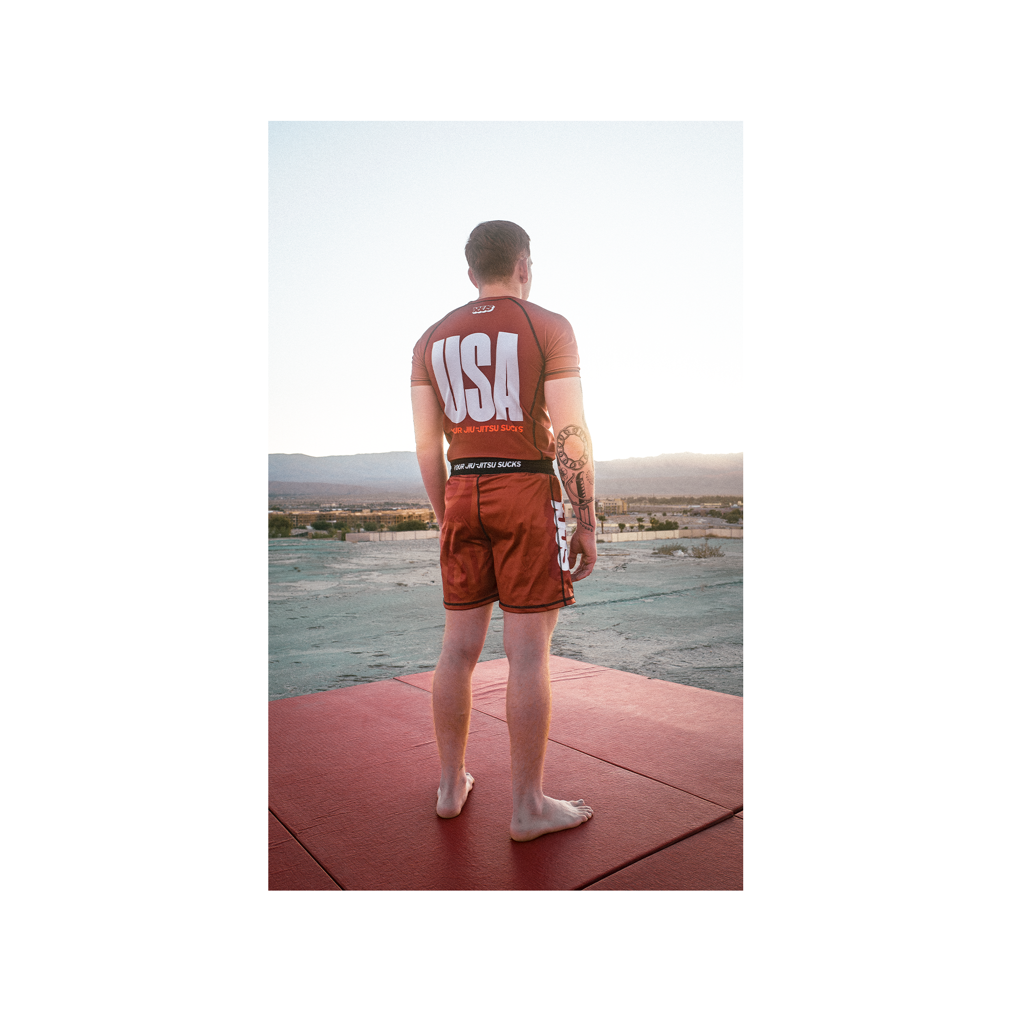 YJJS World Champs Training Shorts (Borange)