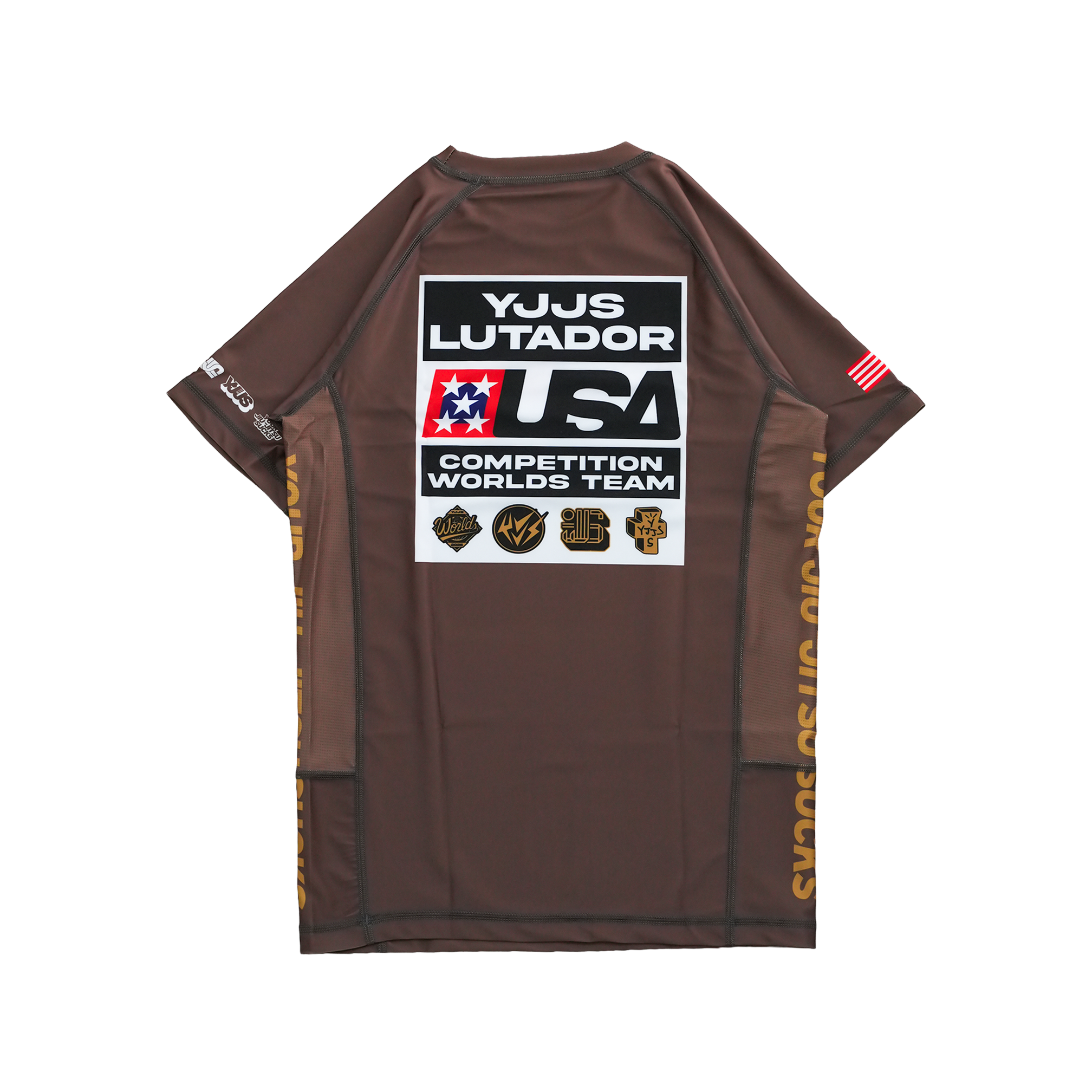 YJJS COMP26 Rashguard (Brown)
