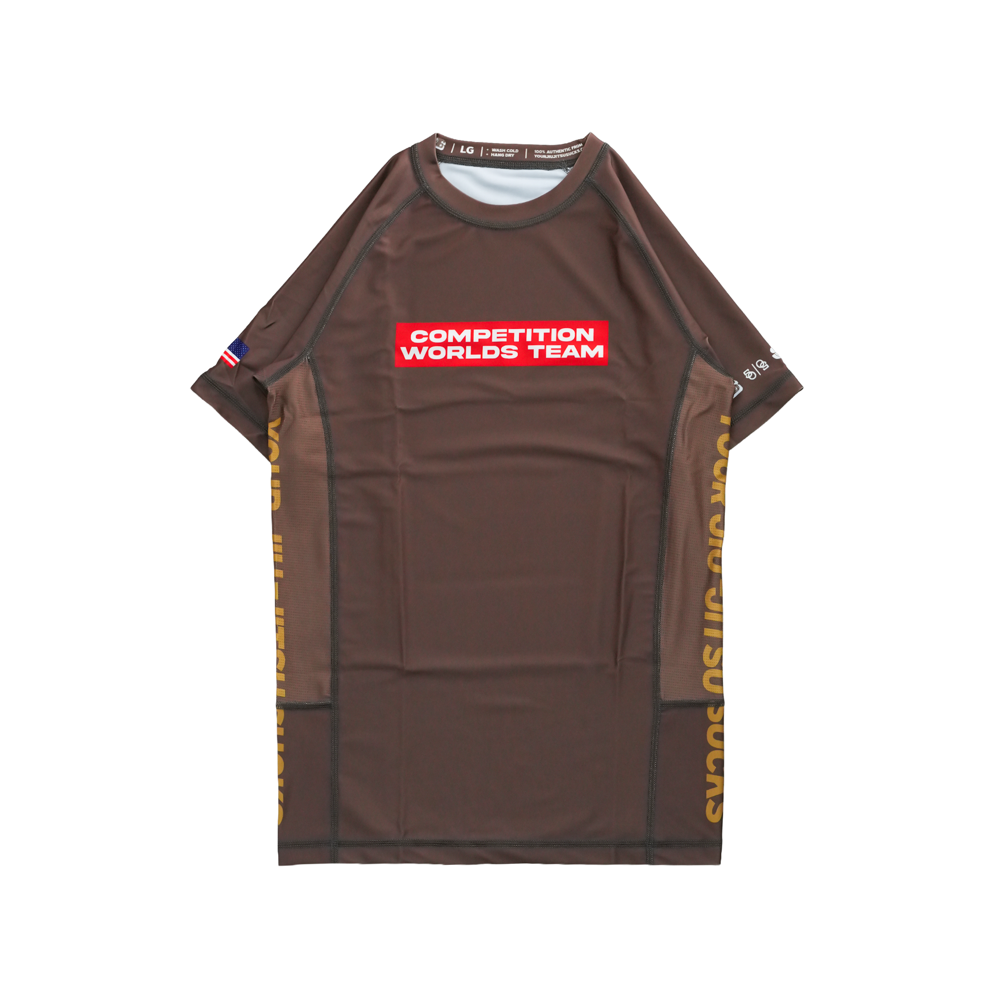 YJJS COMP26 Rashguard (Brown)