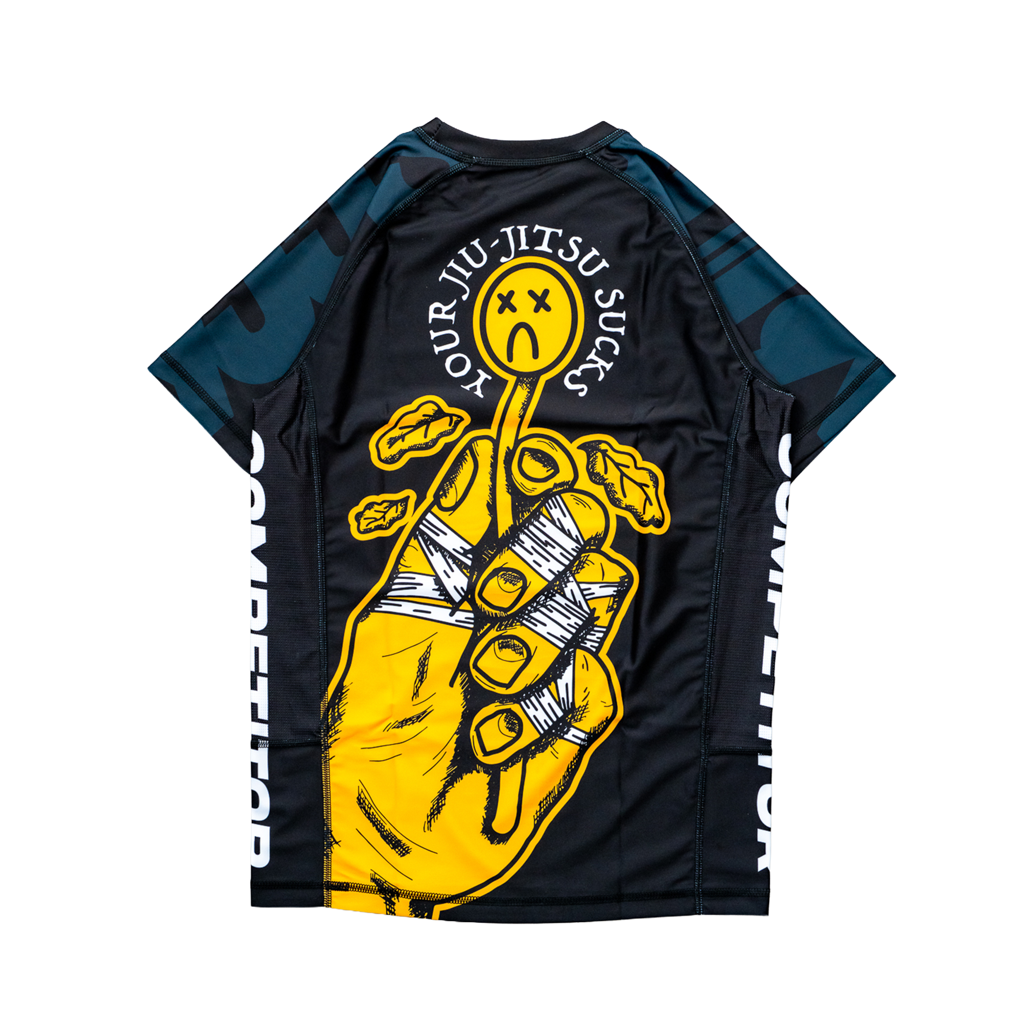 LOVES ME NOT Rashguard (BLACK/YELLOW)