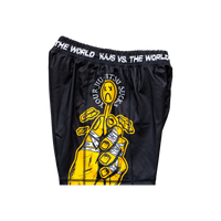 LOVES ME NOT Training Shorts (BLACK/YELLOW)