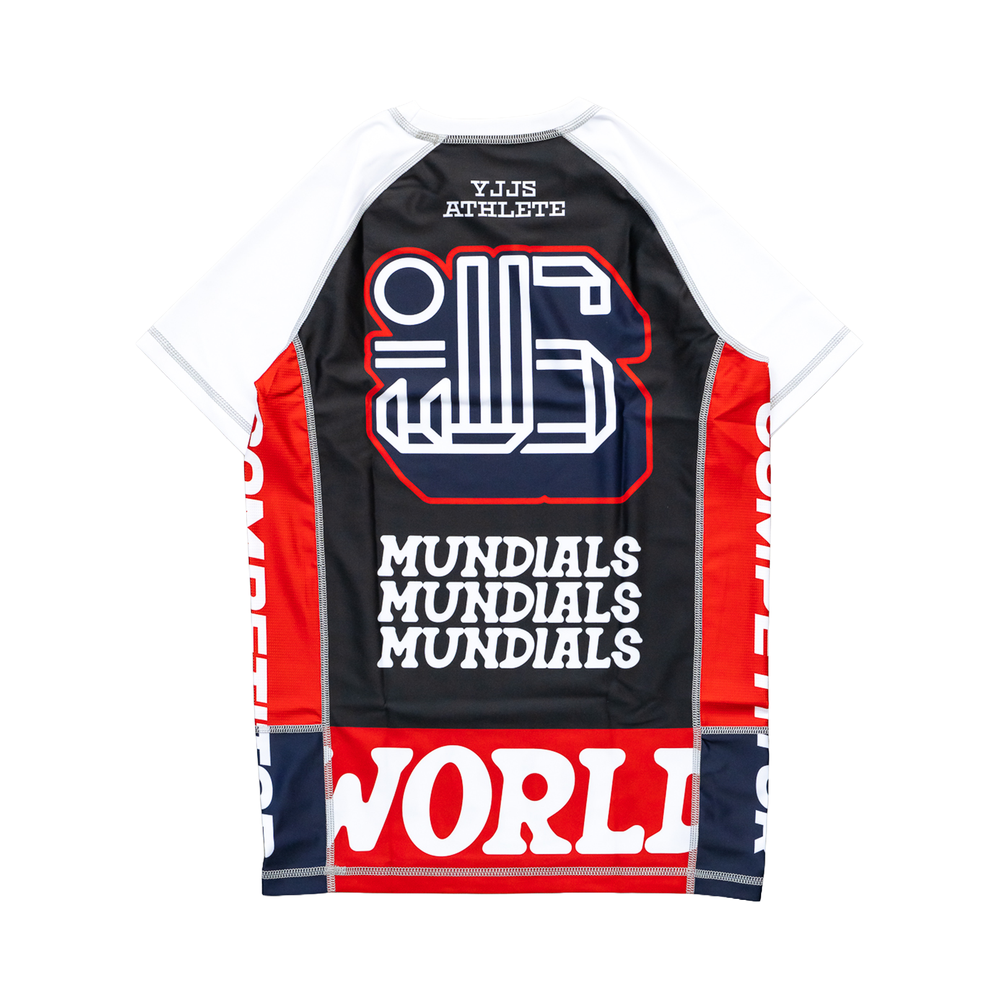 MUNDIALS Rashguard (WHITE/BLACK)