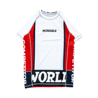 MUNDIALS Rashguard (WHITE/BLACK)