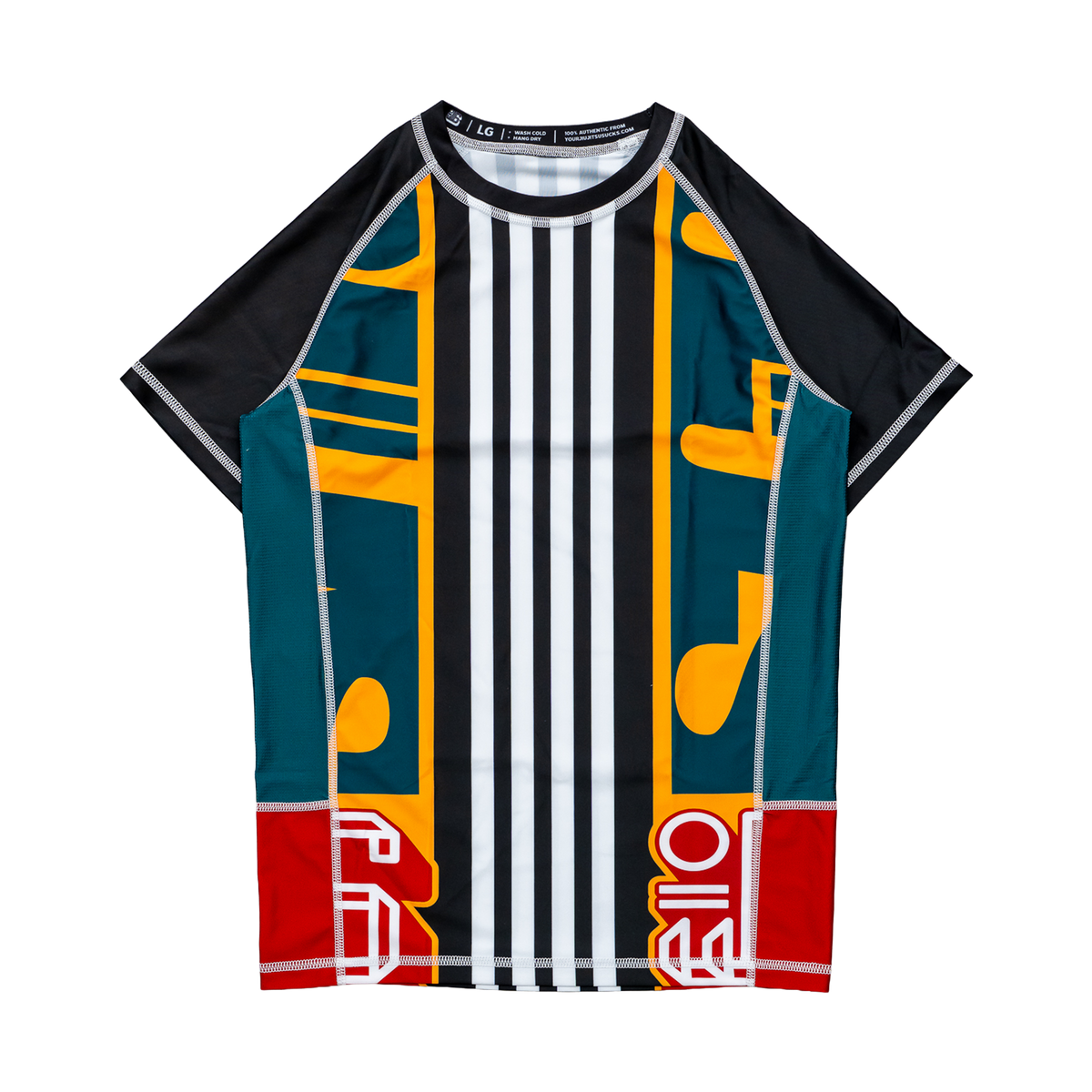 PATTAN Rashguard (RD/GRN/GLD)