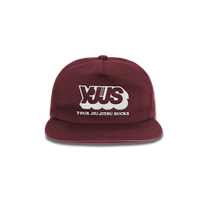 YJJS Staple Snapback (Burgandy)