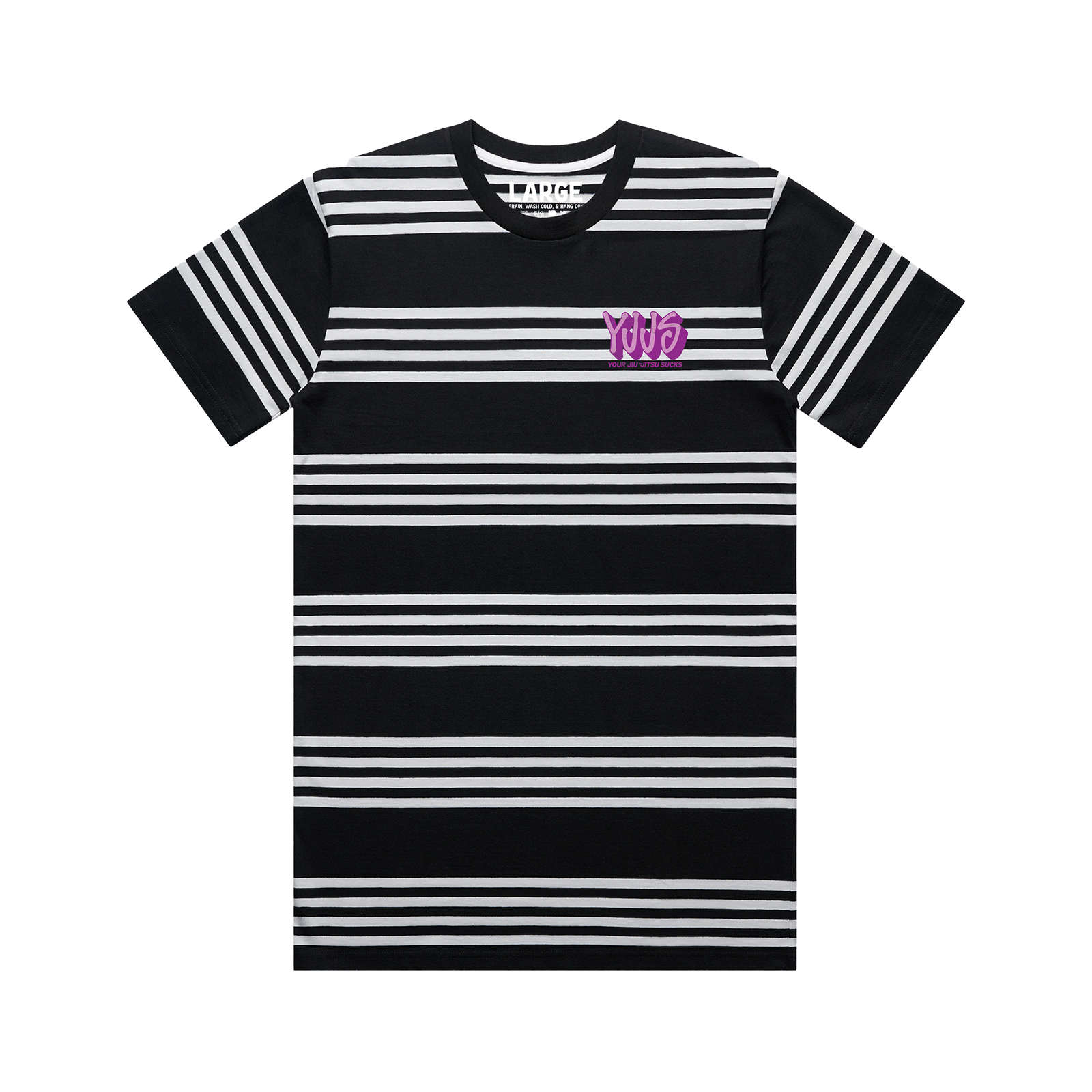 C50 YJJS Four Stripes Tee (Black)