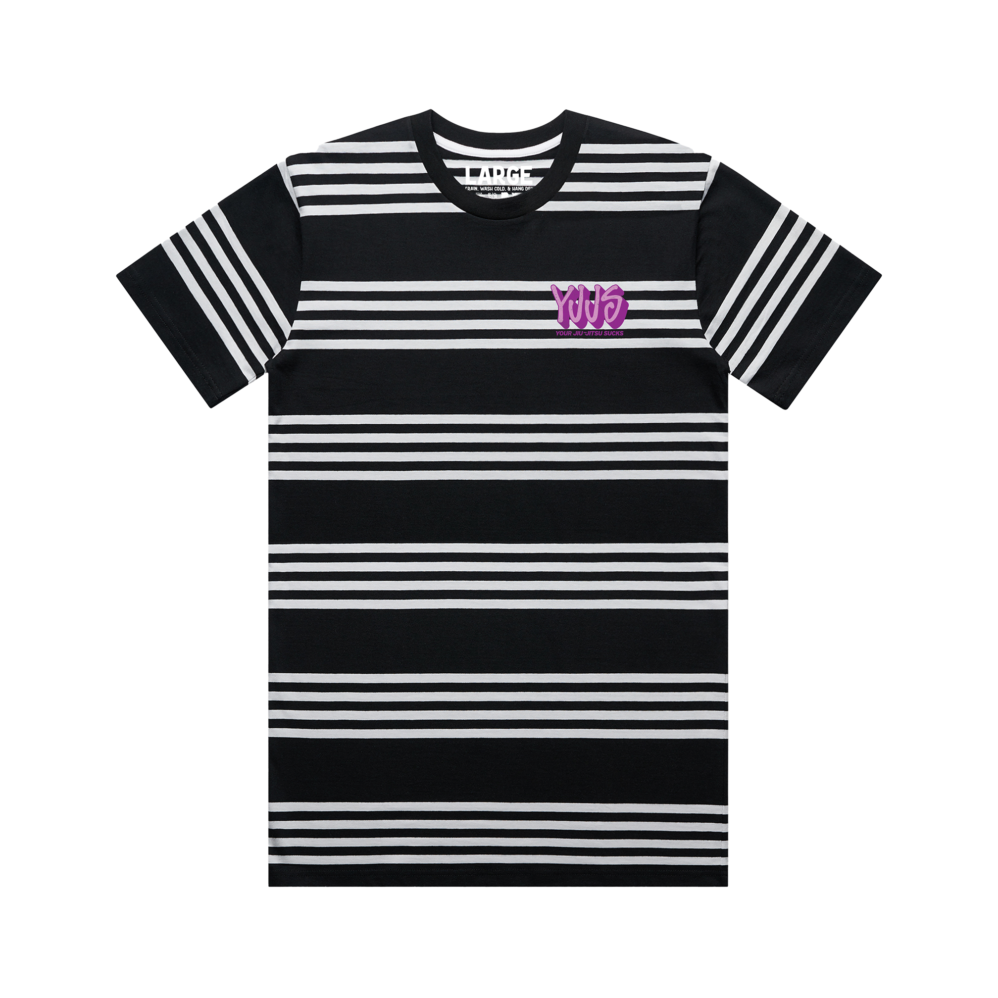 C50 YJJS Four Stripes Tee (Black)