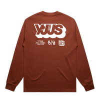 YJJS Staple Premium L/S Tee (Brick)
