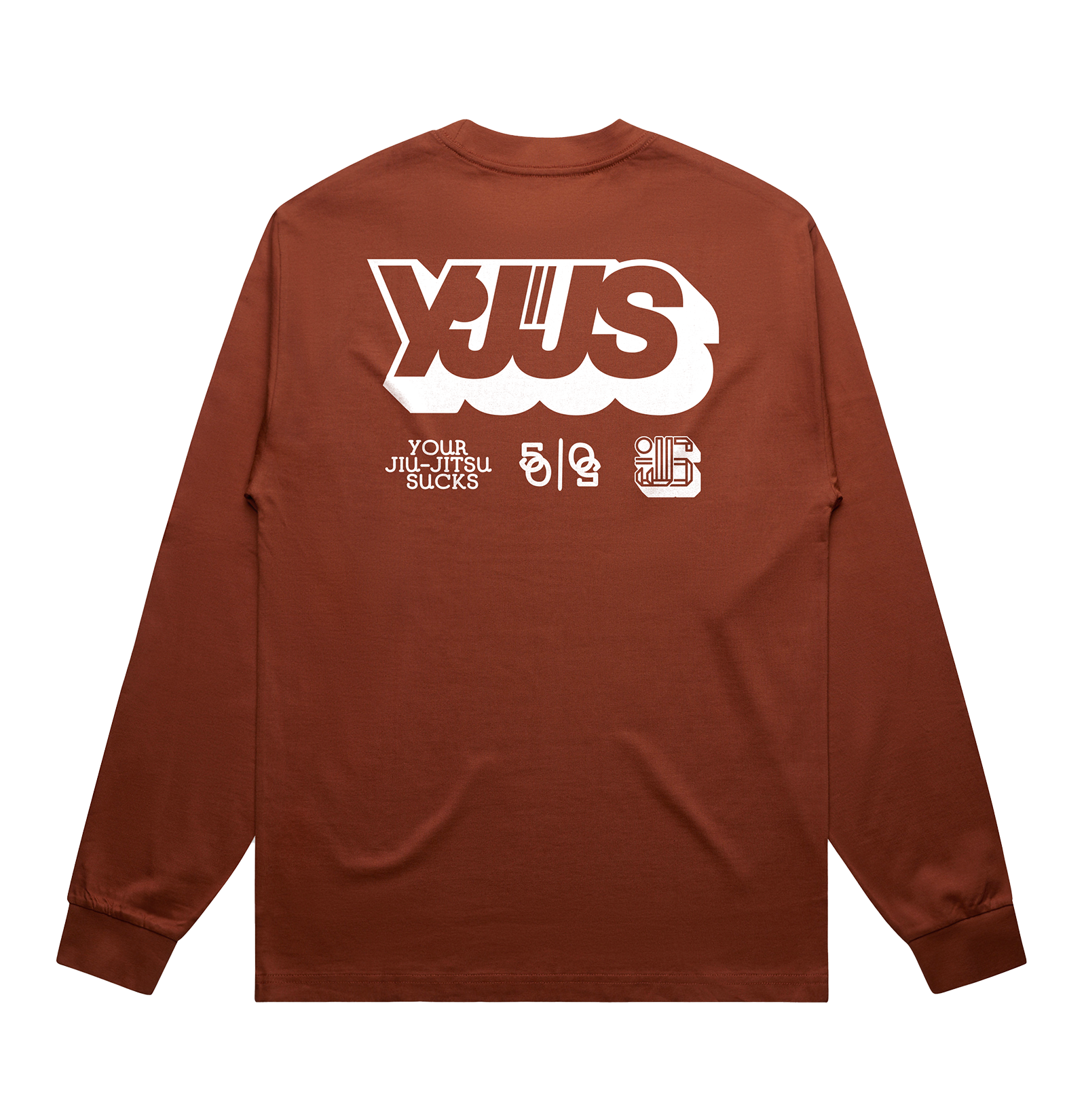 YJJS Staple Premium L/S Tee (Brick)