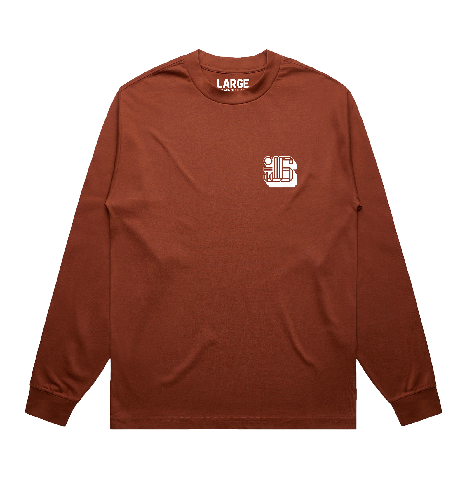 YJJS Staple Premium L/S Tee (Brick)