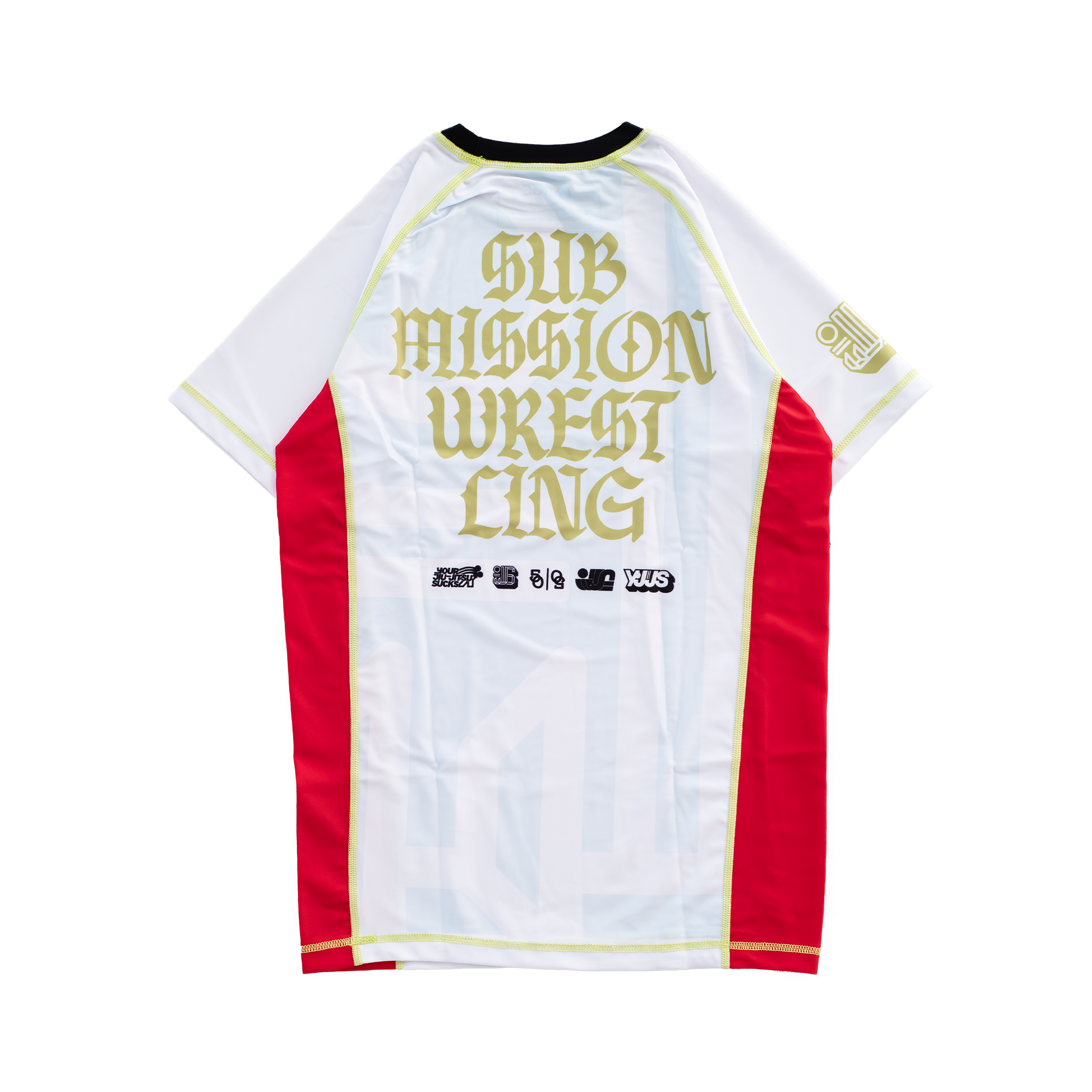 YJJS Gold Medal Rashguard (White)