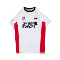 YJJS Gold Medal Rashguard (White)