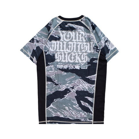 YJJS Tigre Woods Rashguard (Camo)