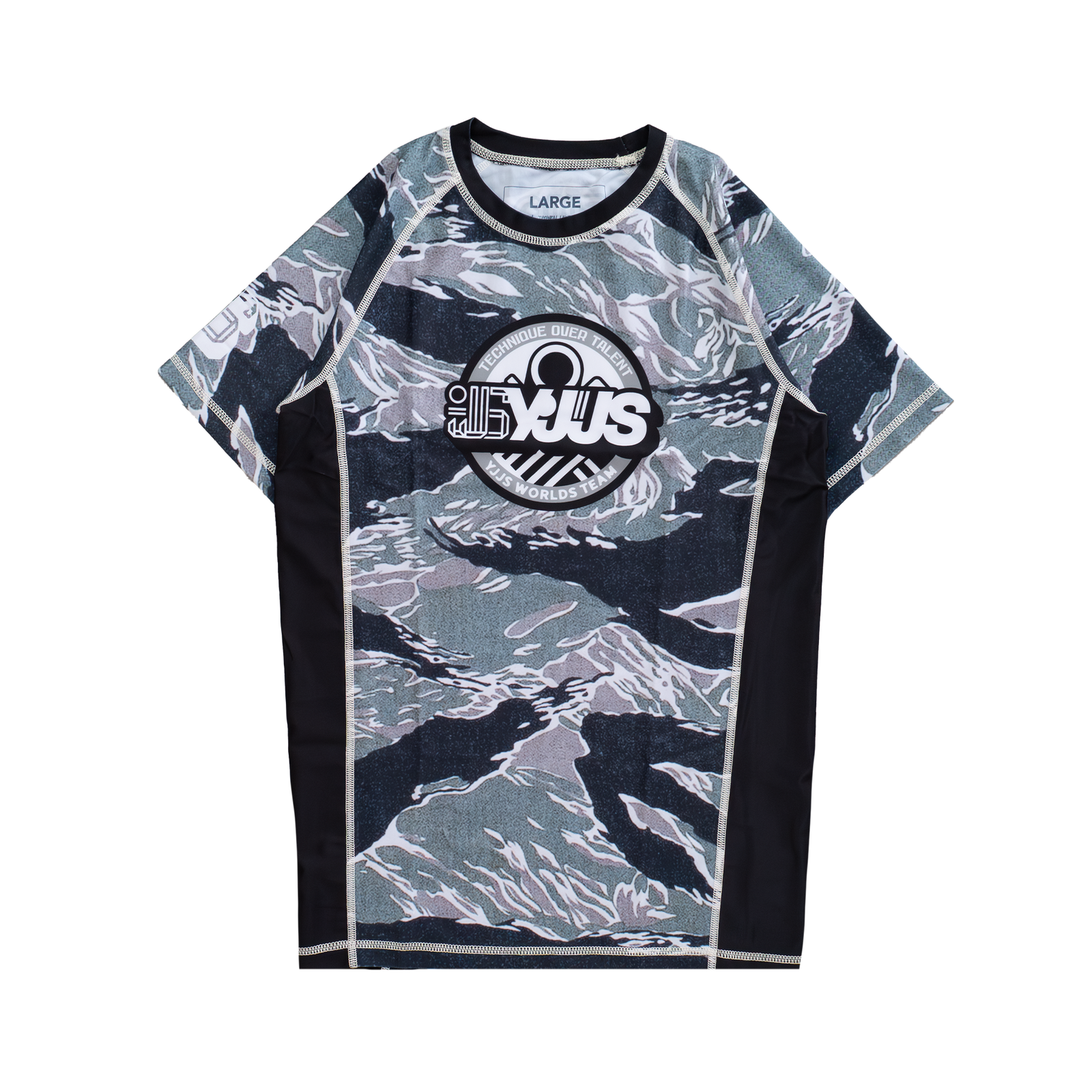 YJJS Tigre Woods Rashguard (Camo)