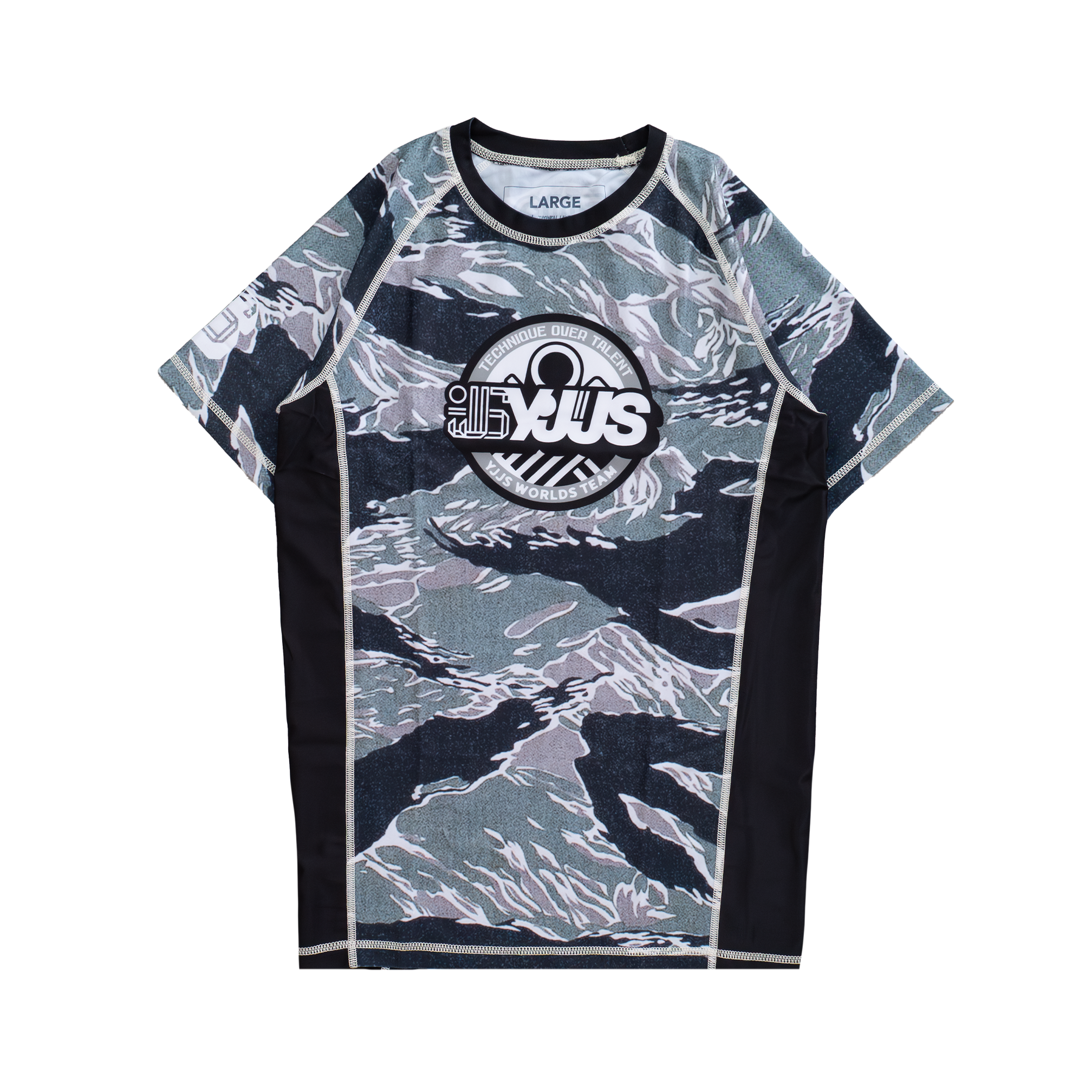 YJJS Tigre Woods Rashguard (Camo)