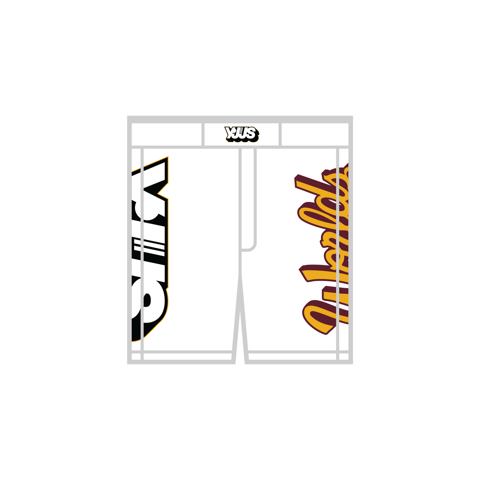 **PRE-ORDER** YJJS 2026 Training Shorts / White (6-8 weeks)