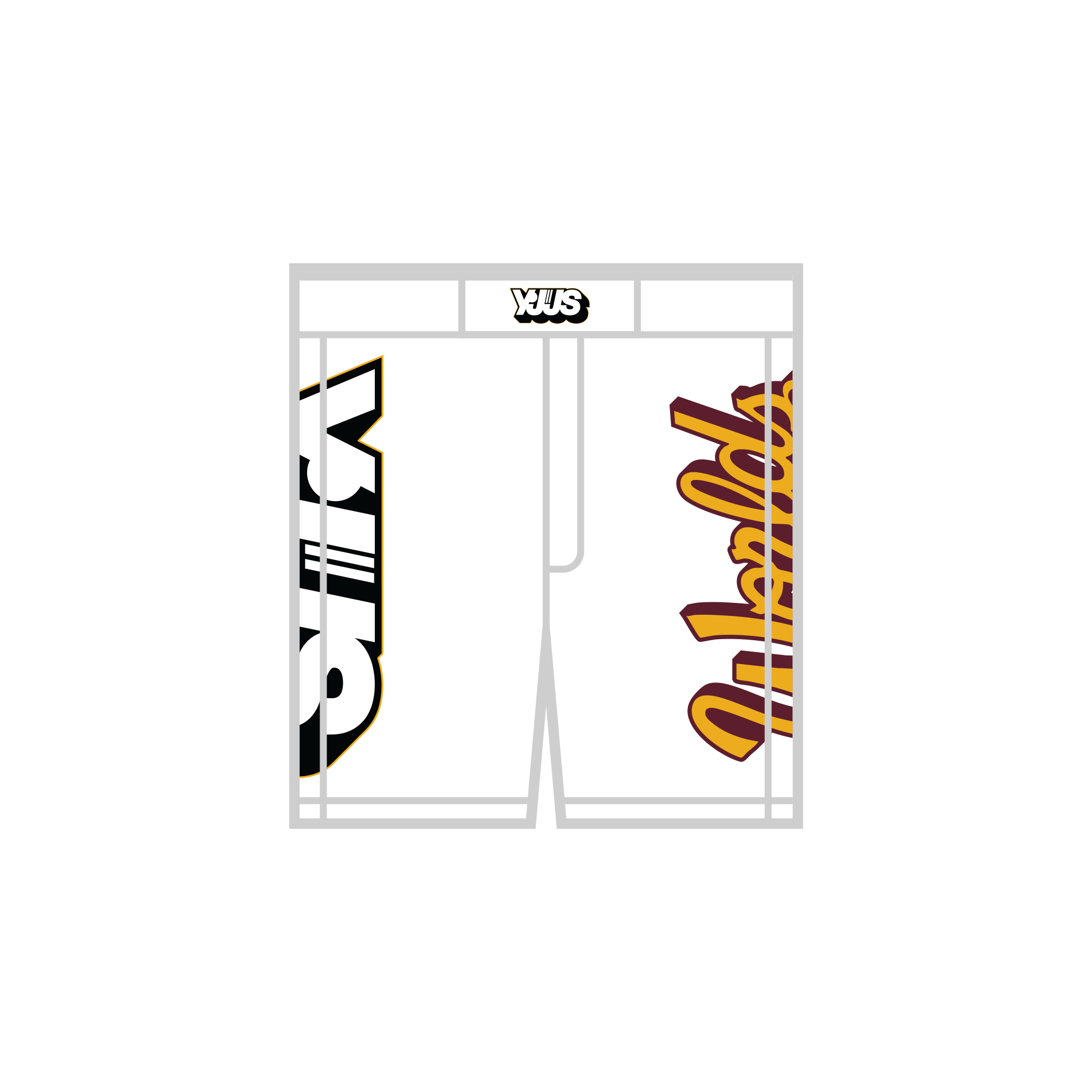 **PRE-ORDER** YJJS 2026 Training Shorts / White (6-8 weeks)