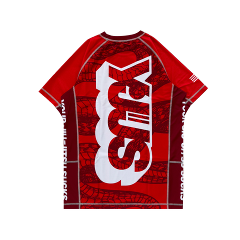 P2 // YJJS Y.O.T.S. Rashguard (Red)