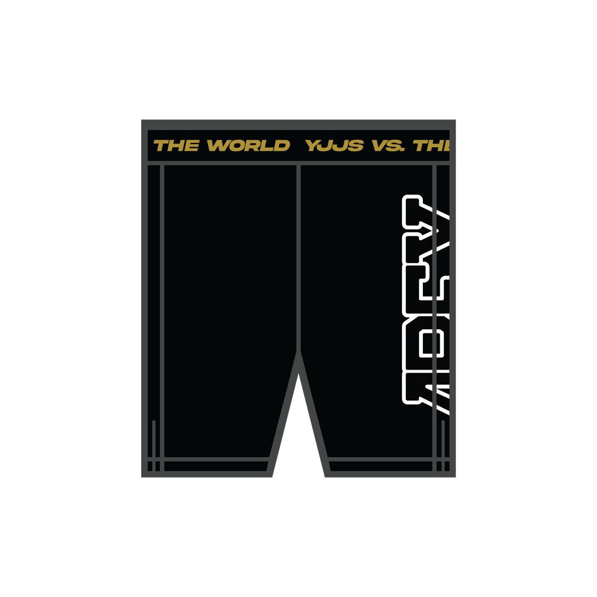 YJJS X APEX TRAINING SHORTS II [ISSUE 01] (Black)