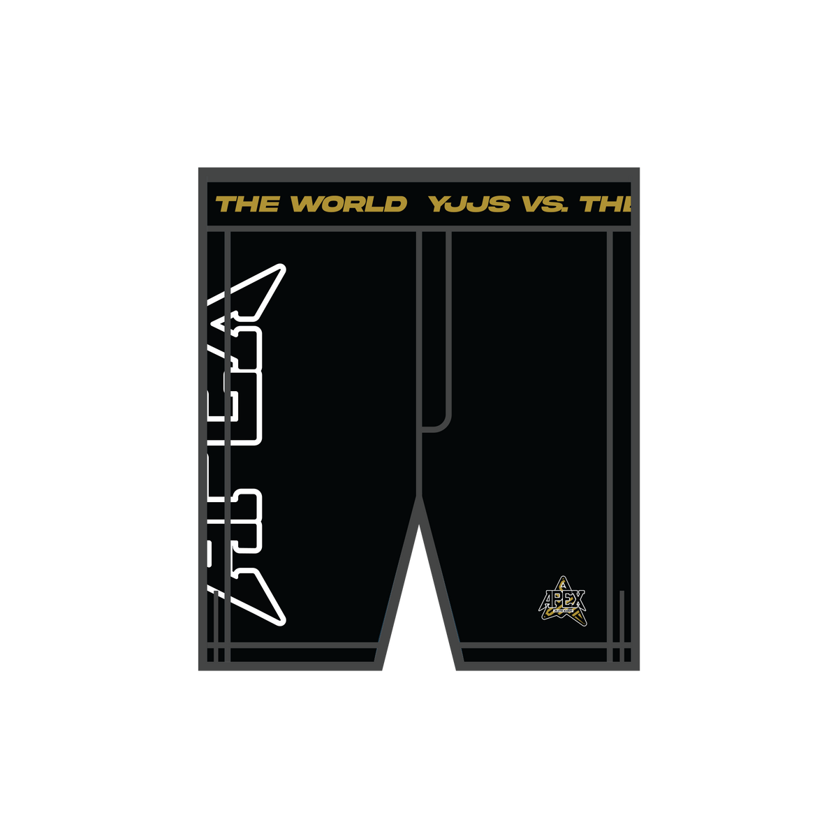 YJJS X APEX TRAINING SHORTS II [ISSUE 01] (Black)