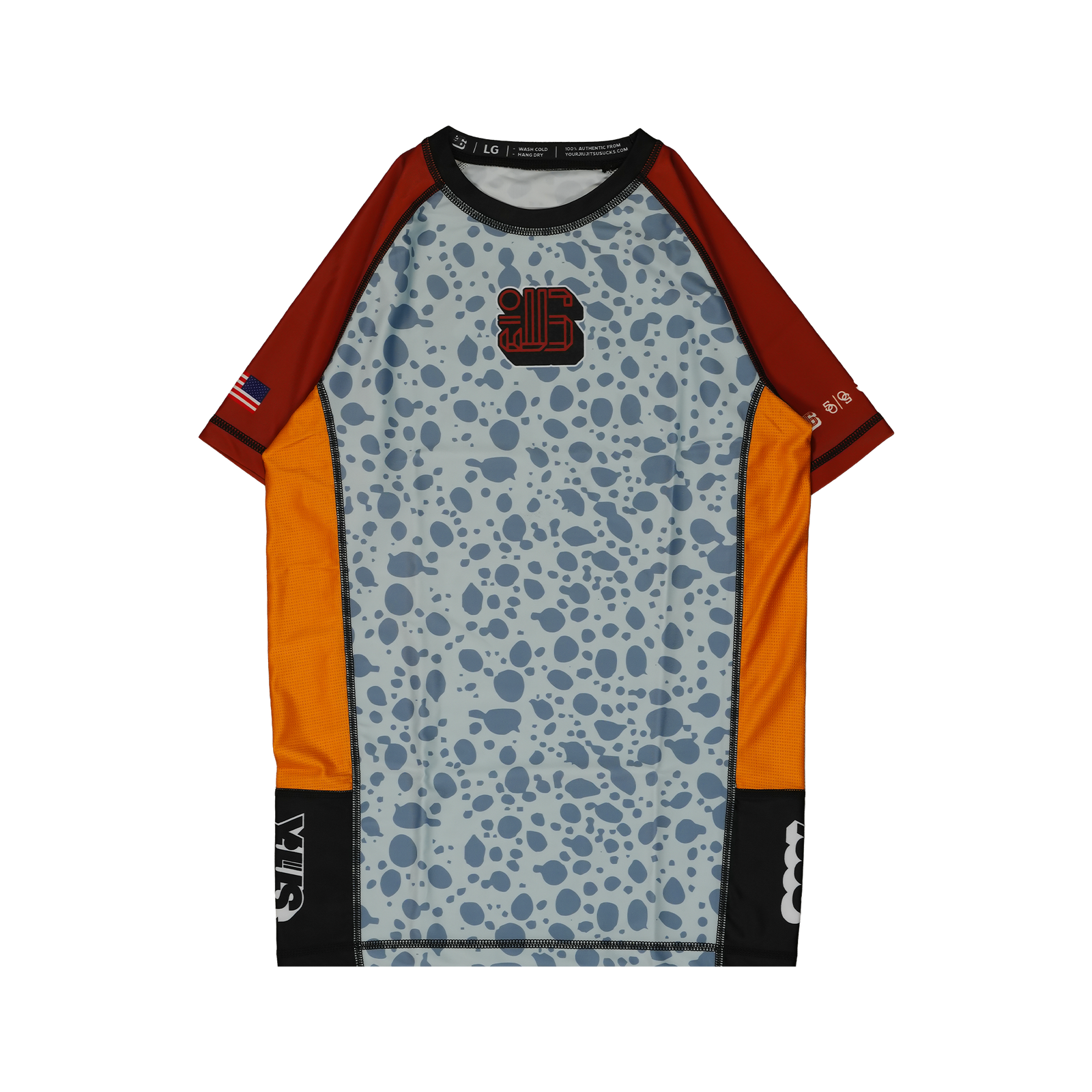 YJJS Safari Max Rashguard (Gray/Cedar)
