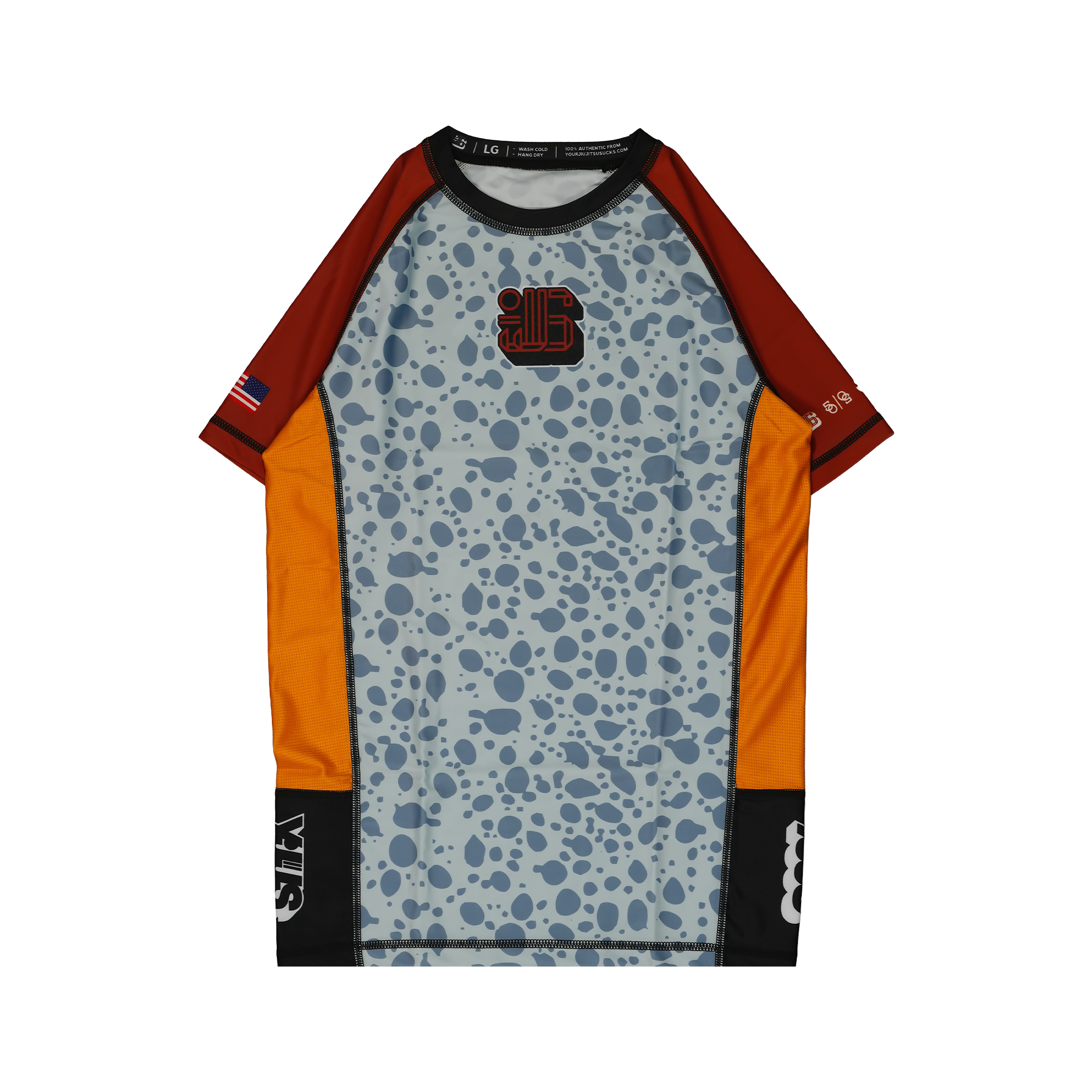 YJJS Safari Max Rashguard (Gray/Cedar)