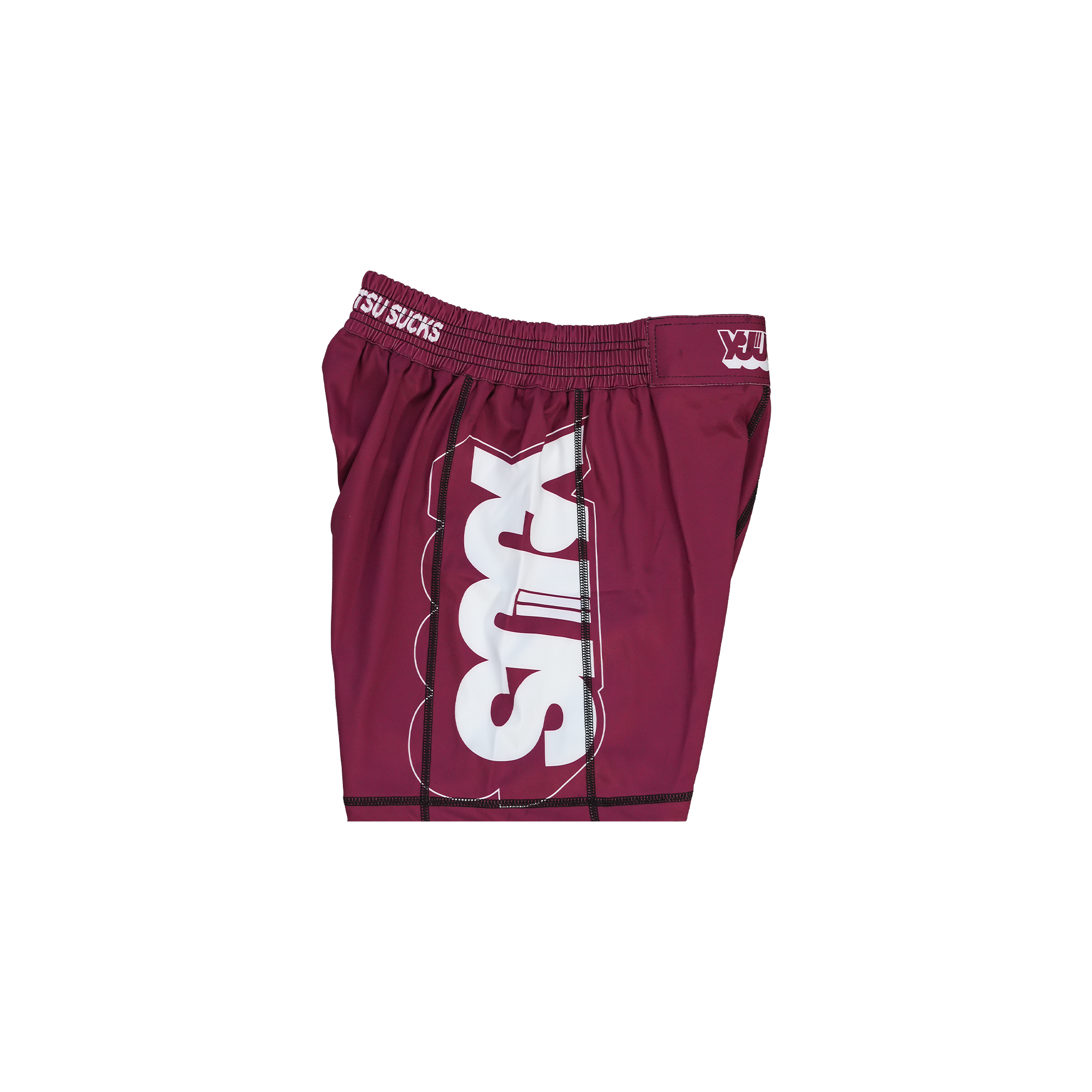 YJJS SNS Black Training Shorts (Burgandy)