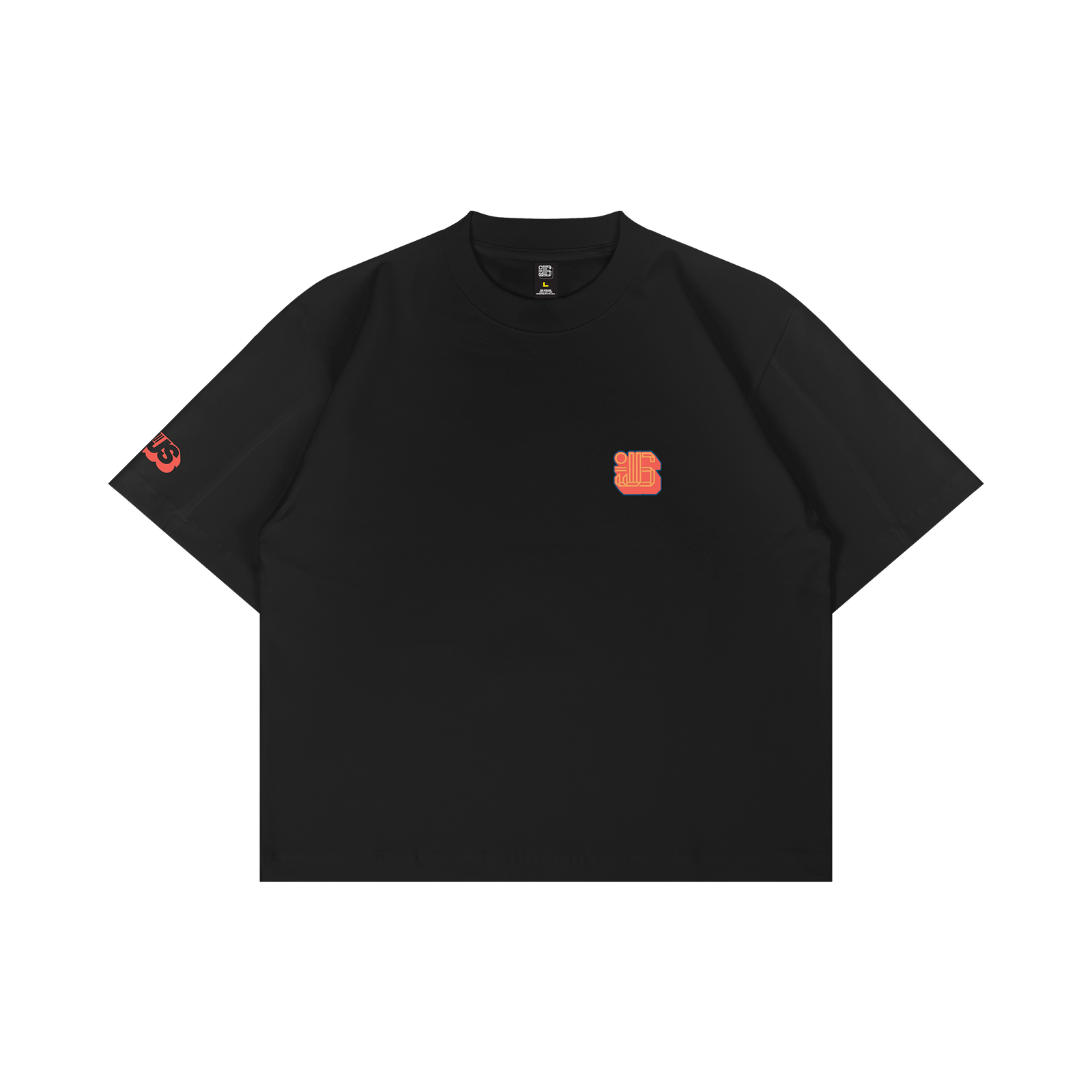 C142 [SUPER] CHAIN WRESTLING Tee (BLACK)