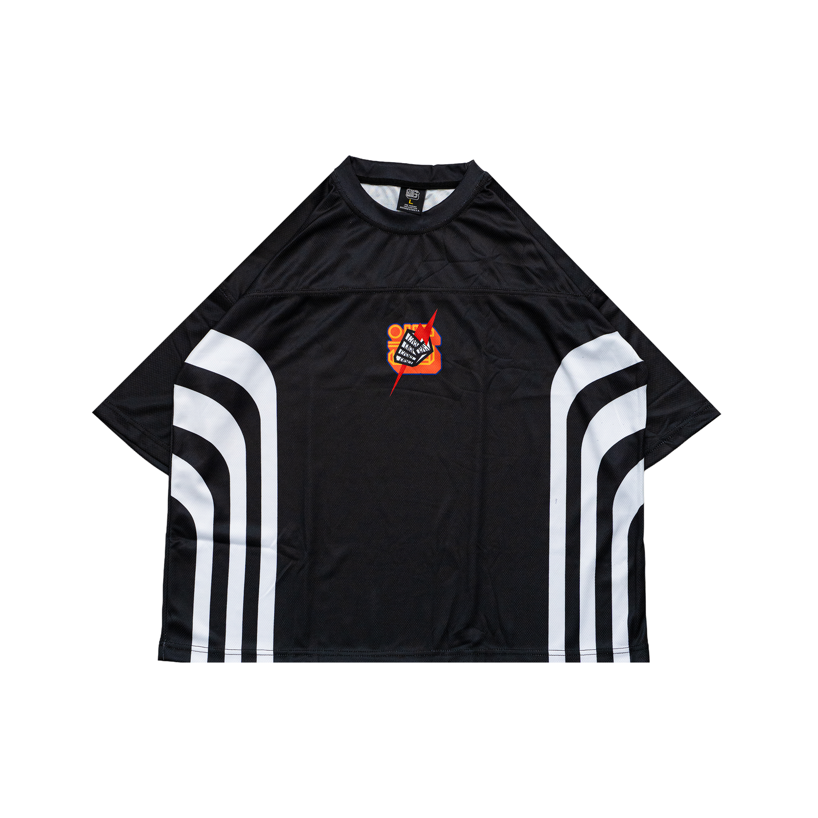 C142 [SUPER] CHAIN WRESTLING JERSEY (BLACK)
