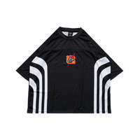 C142 [SUPER] CHAIN WRESTLING JERSEY (BLACK)
