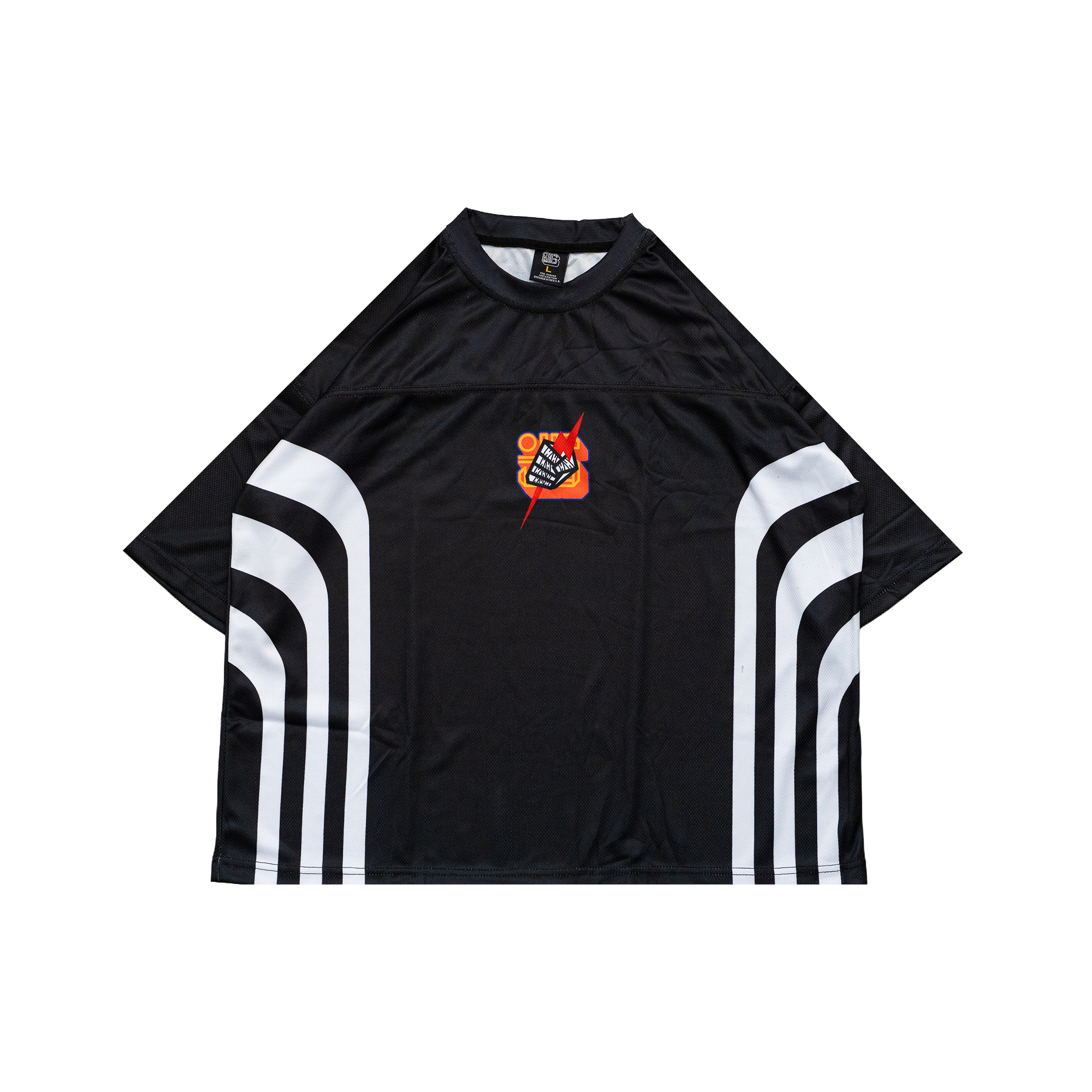 C142 [SUPER] CHAIN WRESTLING JERSEY (BLACK)