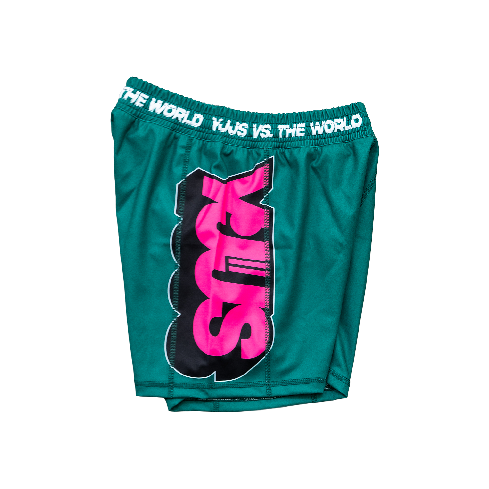 STORE HOURS Training Shorts (GREEN/PINK)
