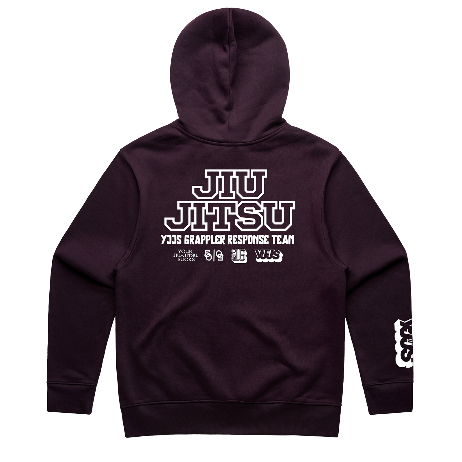 C38 Grappler Response Unit 11.8 oz. Hoodie (Wine)