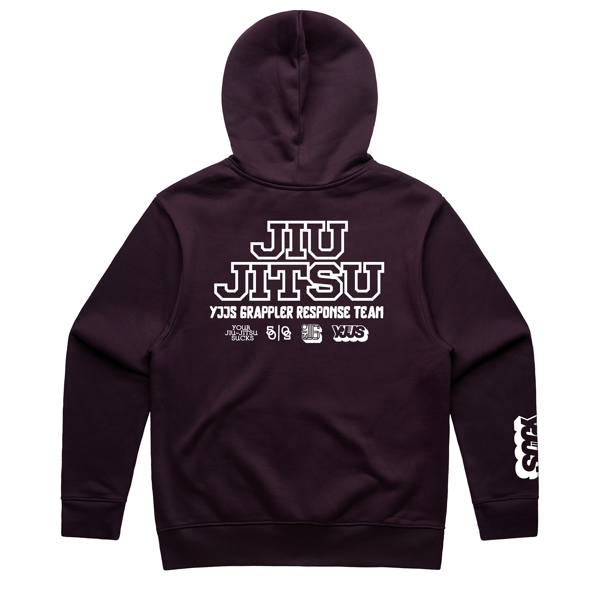 C38 Grappler Response Unit 11.8 oz. Hoodie (Wine)
