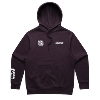 C38 Grappler Response Unit 11.8 oz. Hoodie (Wine)