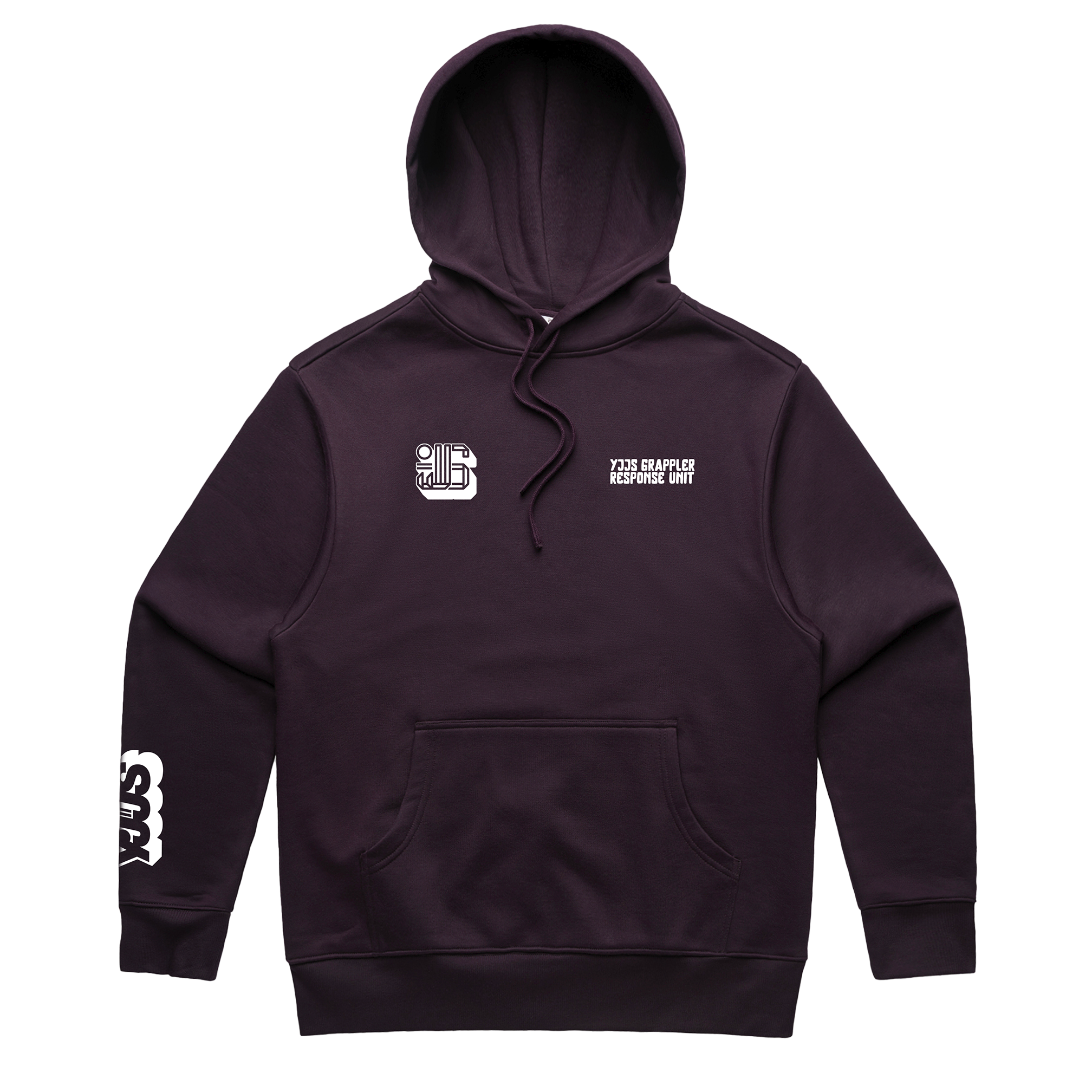 C38 Grappler Response Unit 11.8 oz. Hoodie (Wine)