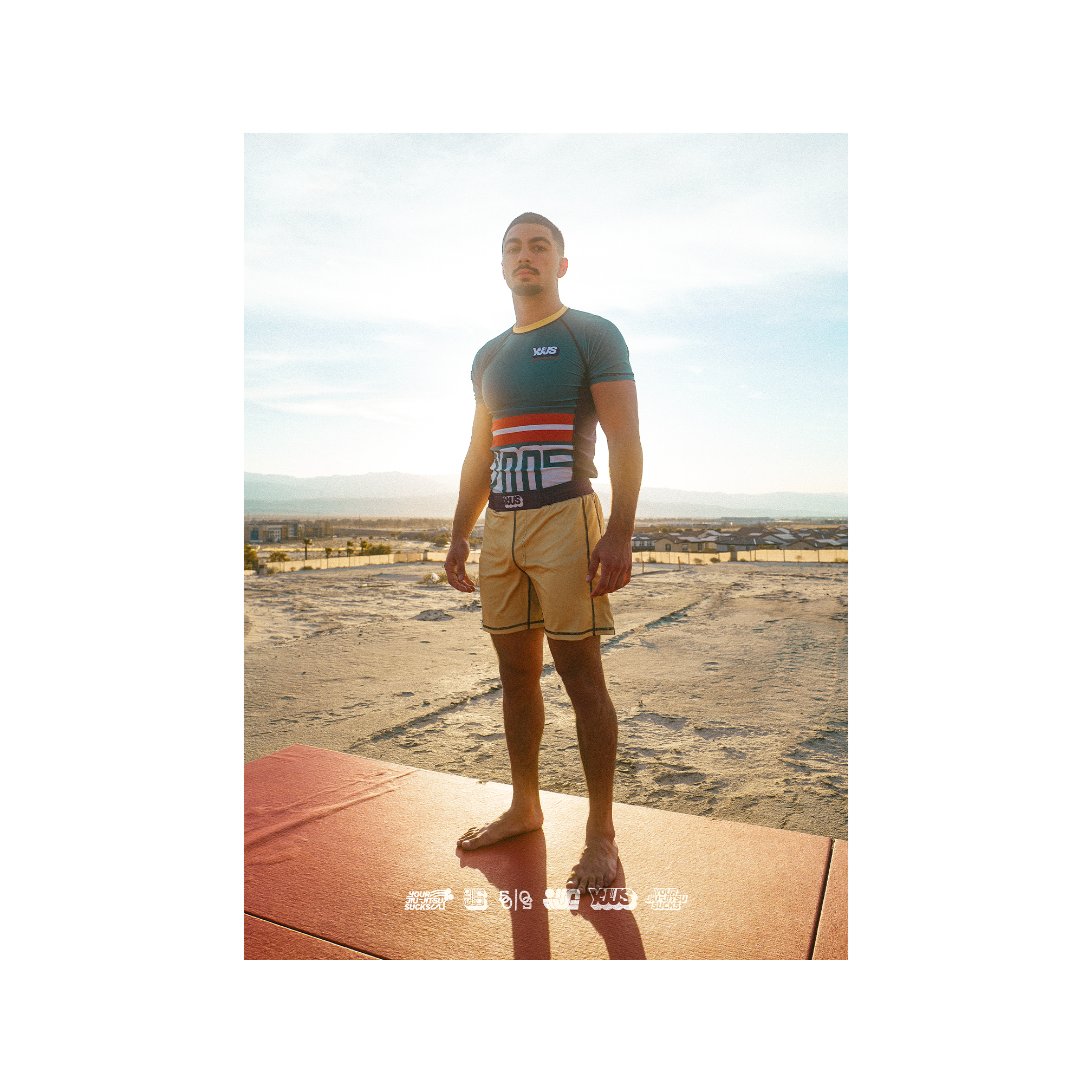 YJJS ULTRAS Rashguard (Lucci Green)