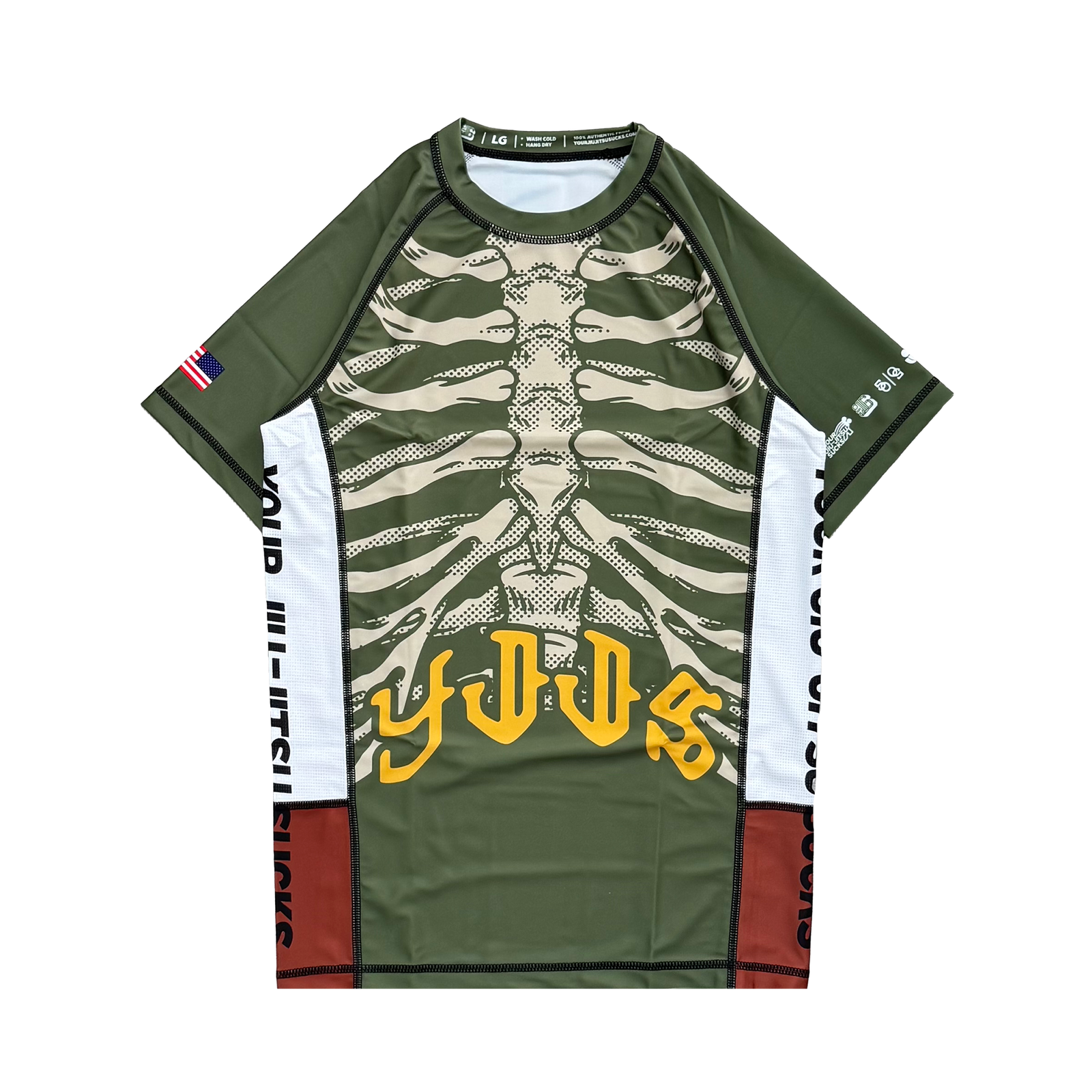 Bones Rashguard (Green)