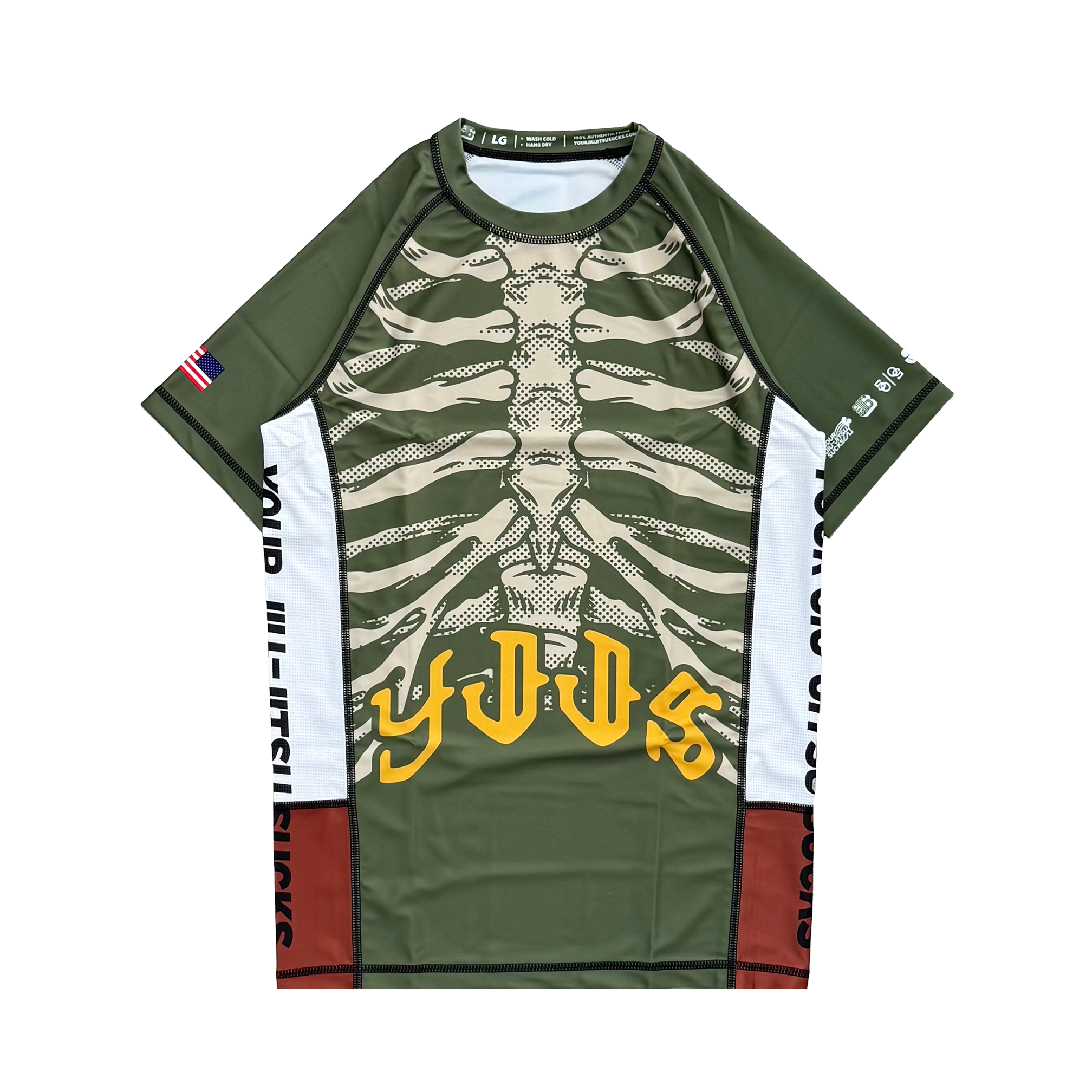 Bones Rashguard (Green)