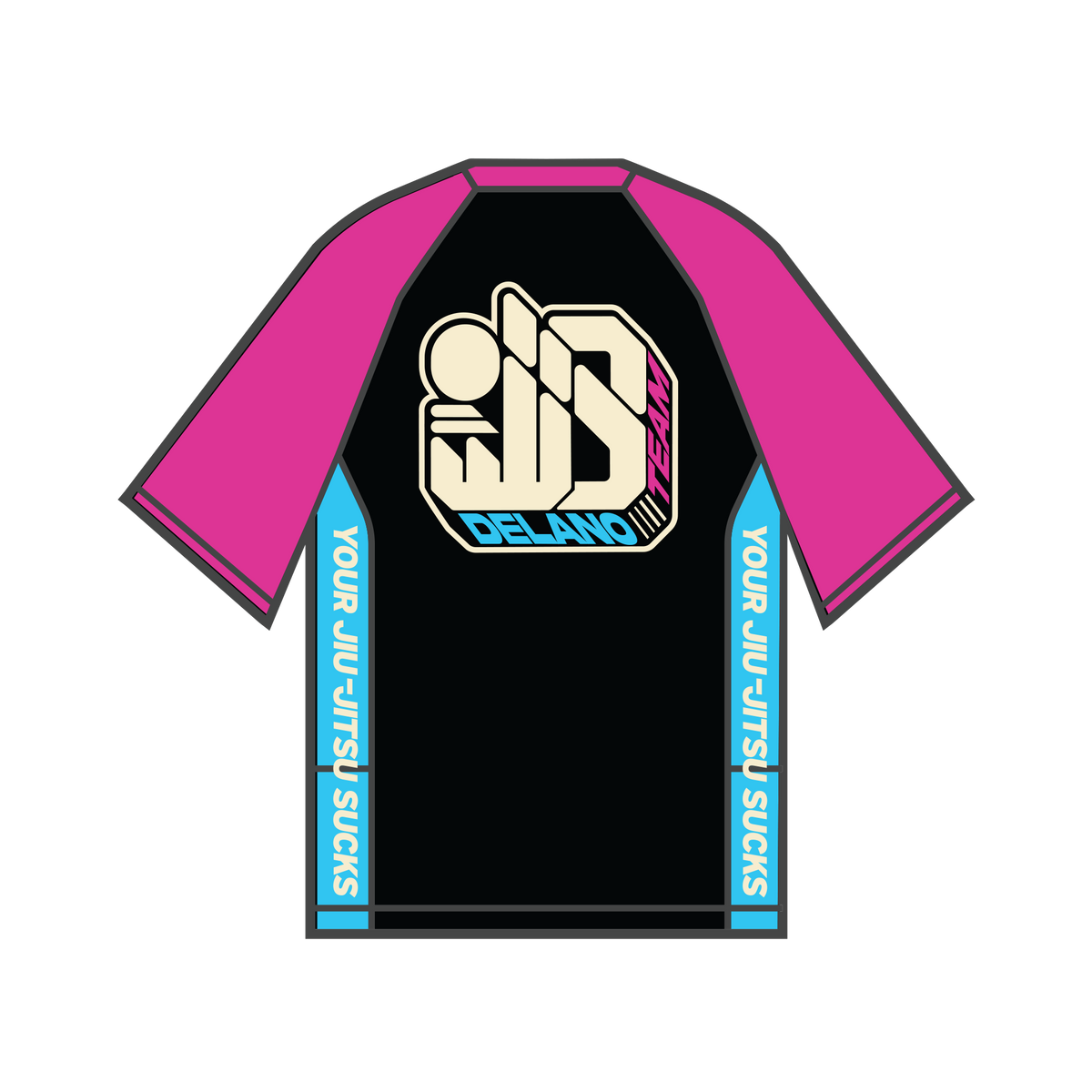 YJJS x DJJC RASHGUARD II [ISSUE 03] (BLACK)
